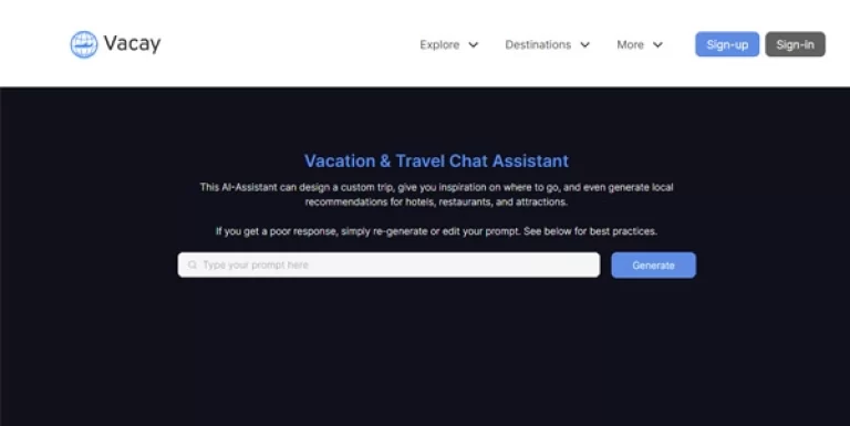Vacation & Travel Chat